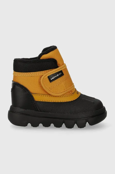 Παιδικές χειμερινές μπότες Geox B365BD 0FUCE B WILLABOOM B AB χρώμα: κίτρινο