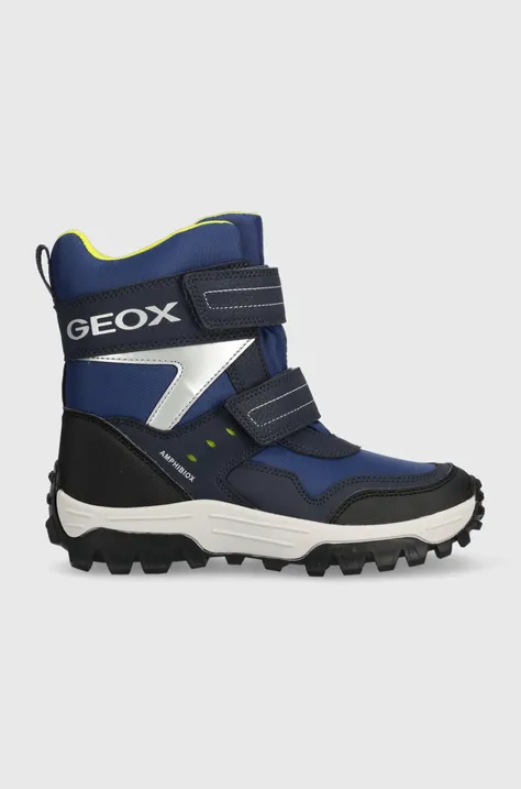 Дитячі зимові черевики Geox J36FRC 0FUCE J HIMALAYA B ABX колір синій