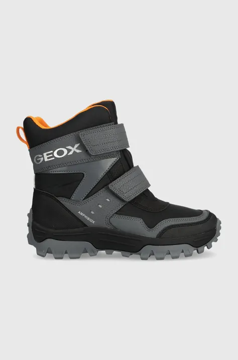 Дитячі зимові черевики Geox J36FRC 0FUCE J HIMALAYA B ABX колір чорний
