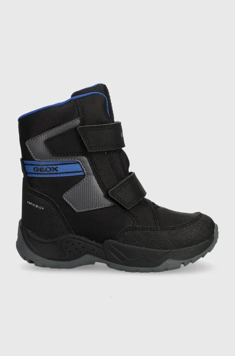 Παιδικές χειμερινές μπότες Geox J36FSA 0FUCE J SENTIERO B ABX χρώμα: μαύρο