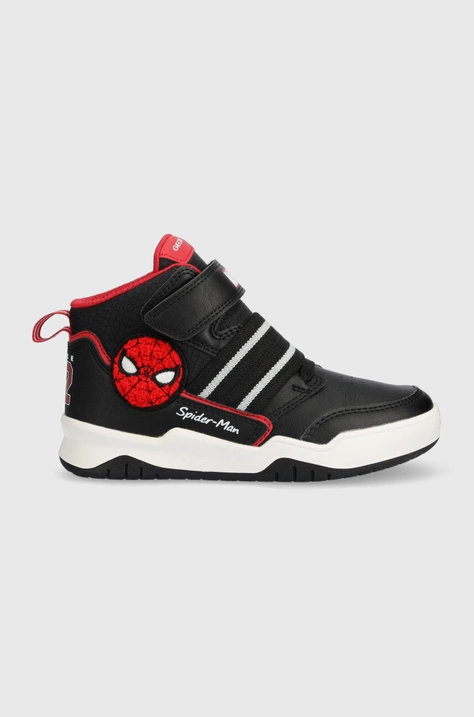 Dětské sneakers boty Geox x Marvel černá barva