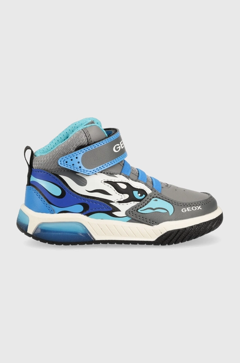 Dětské sneakers boty Geox šedá barva