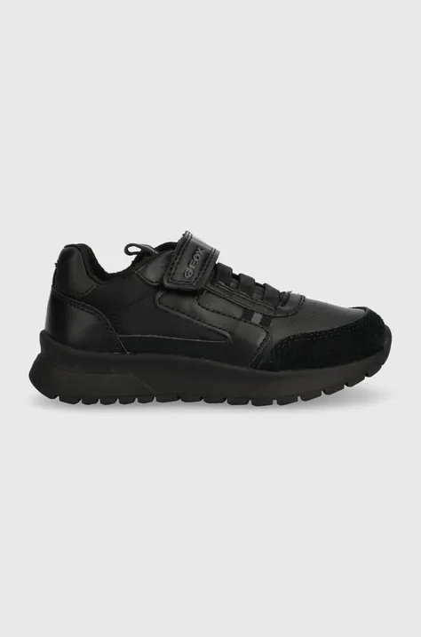 Παιδικά αθλητικά παπούτσια Geox χρώμα: μαύρο