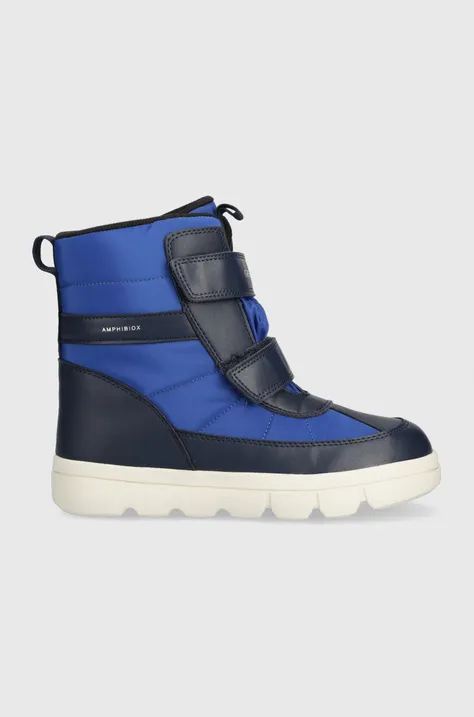 Geox cizme de iarna pentru copii J36LFB 0FU54 J WILLABOOM B AB culoarea albastru marin