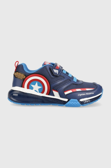 Geox sneakersy dziecięce x Marvel kolor granatowy