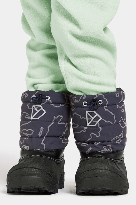 Detské snehule Didriksons LUMI KIDS BOOTS bordová farba