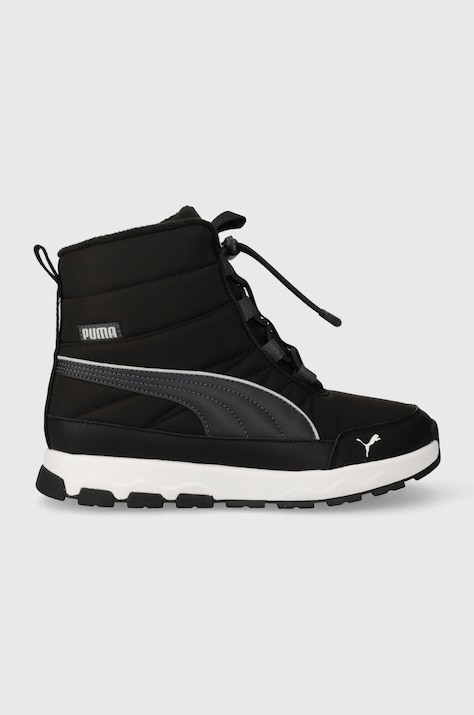 Детские зимние сапоги Puma Evolve Boot Jr цвет чёрный
