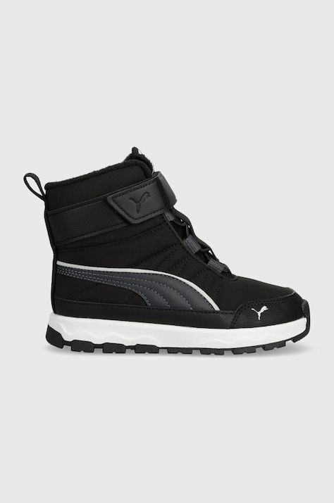 Детские сапоги Puma Evolve Boot AC+ PS цвет чёрный