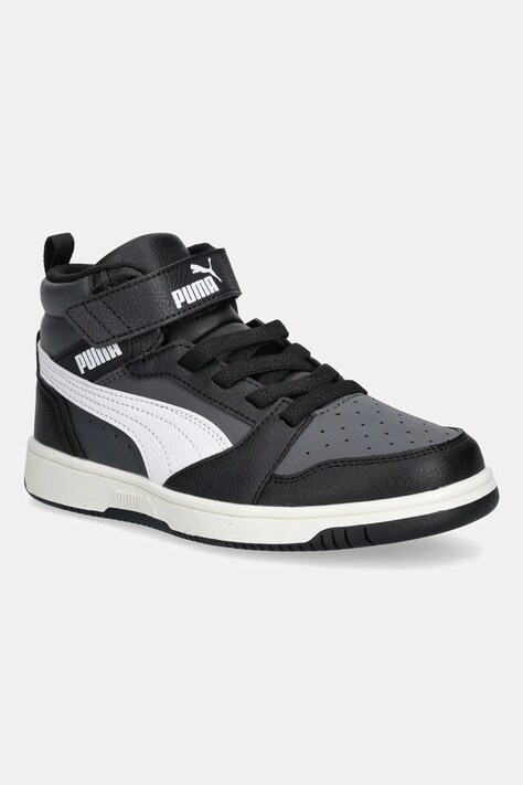 Puma sneakersy dziecięce Rebound V6 Mid AC+ PS kolor czarny