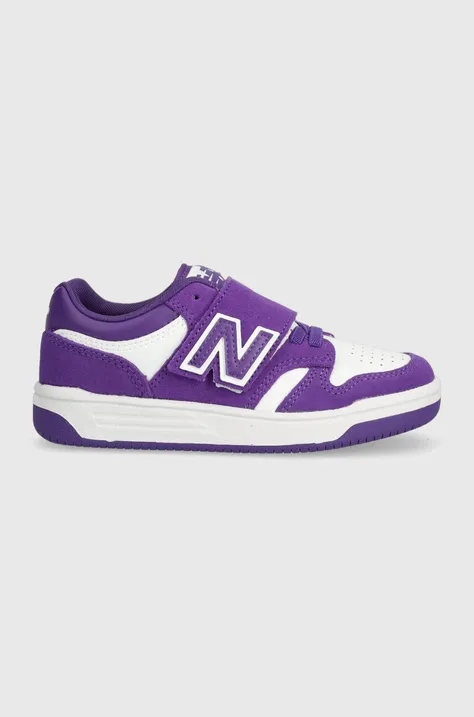 New Balance sneakersy dziecięce PHB480WD kolor fioletowy