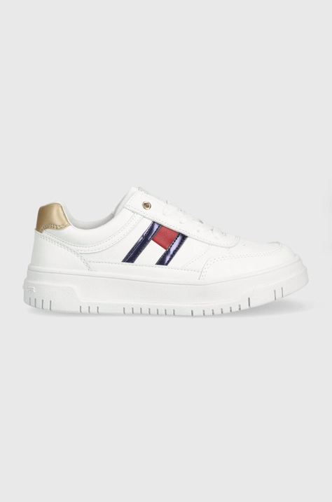 Otroške superge Tommy Hilfiger bela barva