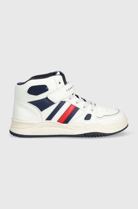 Tommy Hilfiger sneakers pentru copii culoarea alb