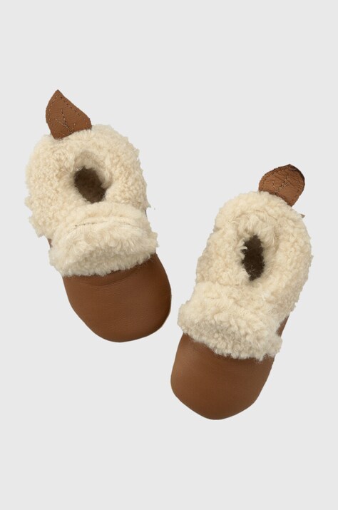 Детские тапки Shoo Pom цвет коричневый