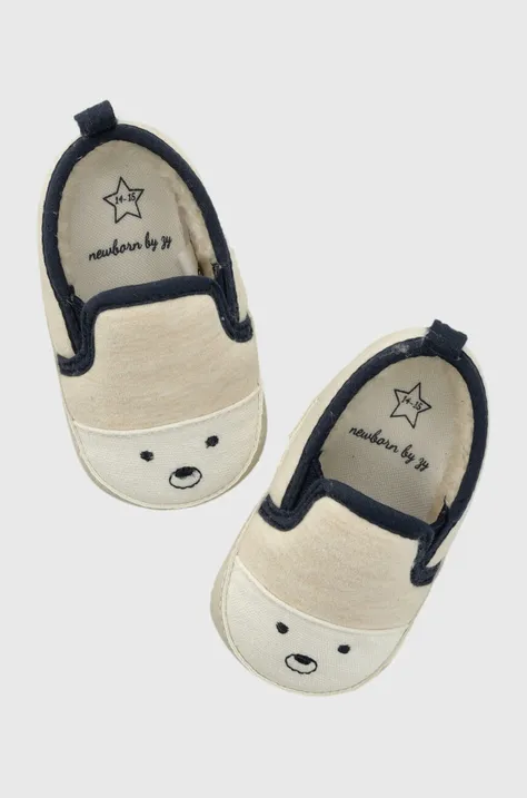 Topánky pre bábätká zippy béžová farba