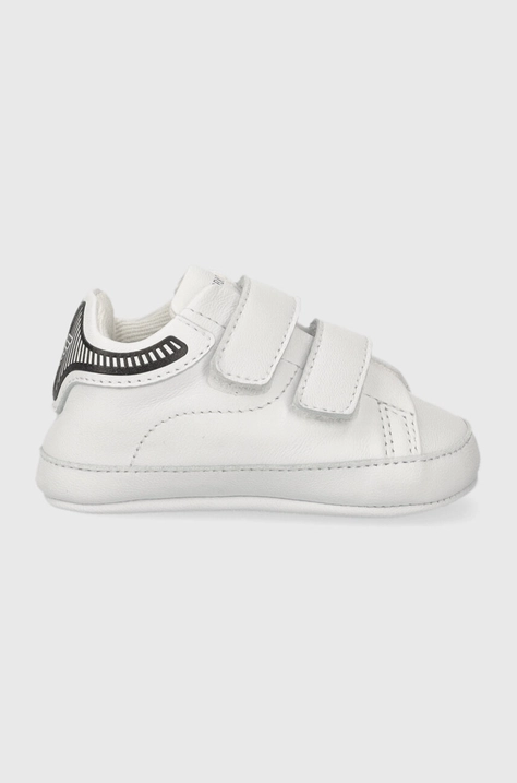 Dětské sneakers boty Emporio Armani bílá barva