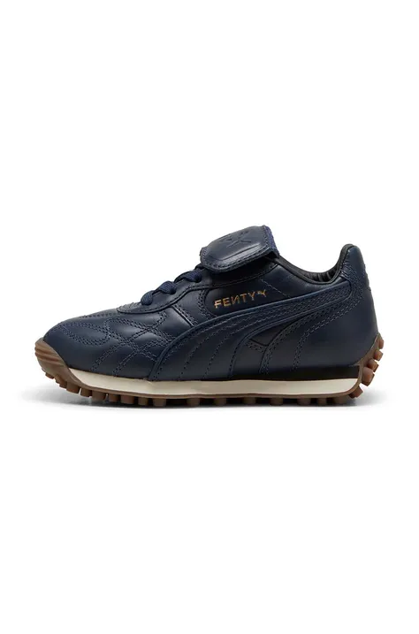 Παιδικά δερμάτινα αθλητικά παπούτσια Puma AVANTI L FENTY PS χρώμα: ναυτικό μπλε