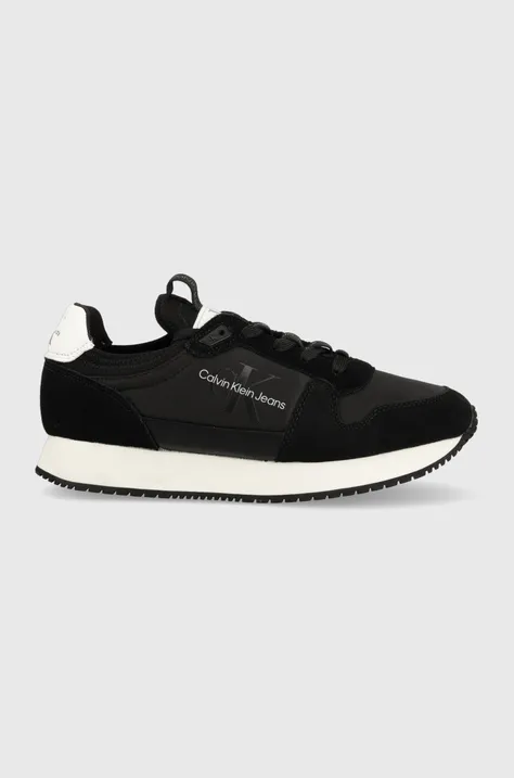 Calvin Klein Jeans sneakersy RETRO RUNNER LACEUP kolor czarny YM0YM00742
