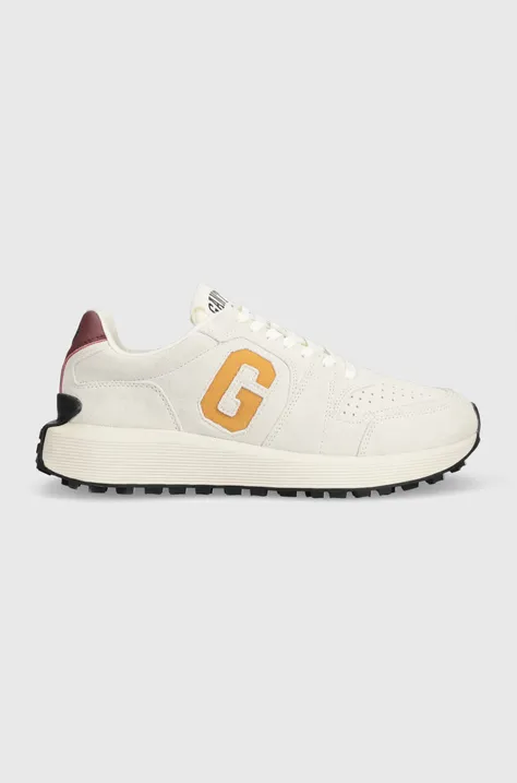 Σουέτ αθλητικά παπούτσια Gant Ronder χρώμα: μπεζ, 27633227.G277 F327633227.G277