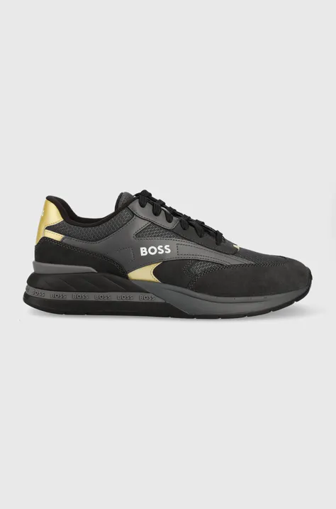 Sneakers boty BOSS Kurt černá barva, 50499076