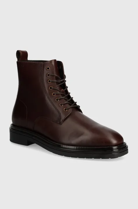 Кожаные ботинки Gant Boggar мужские цвет коричневый 27641330.G46