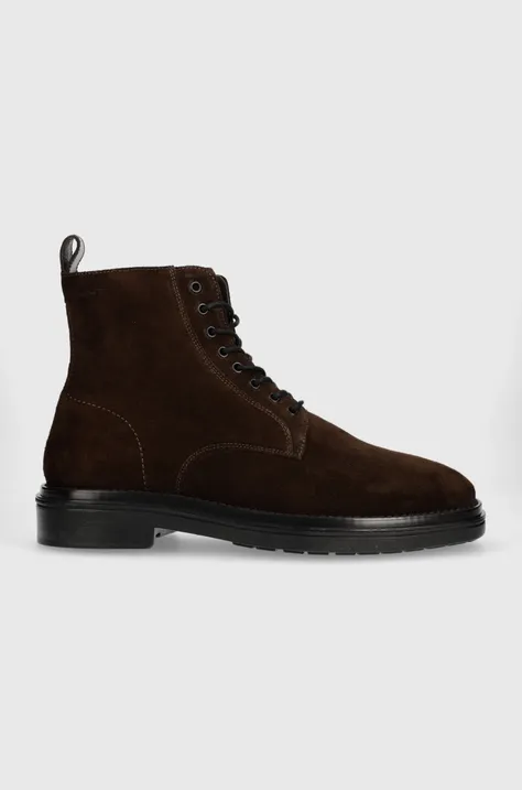 Замшевые кроссовки Gant Boggar мужские цвет коричневый 27643329.G46