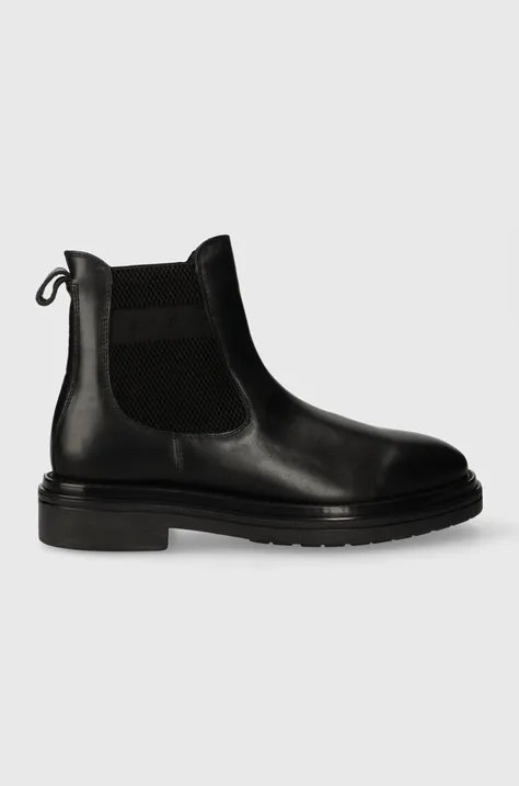 Шкіряні черевики Gant Boggar чоловічі колір чорний 27651332.G00