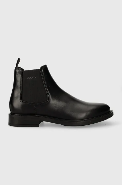 Шкіряні черевики Gant St Fairkon чоловічі колір чорний 27651432.G00