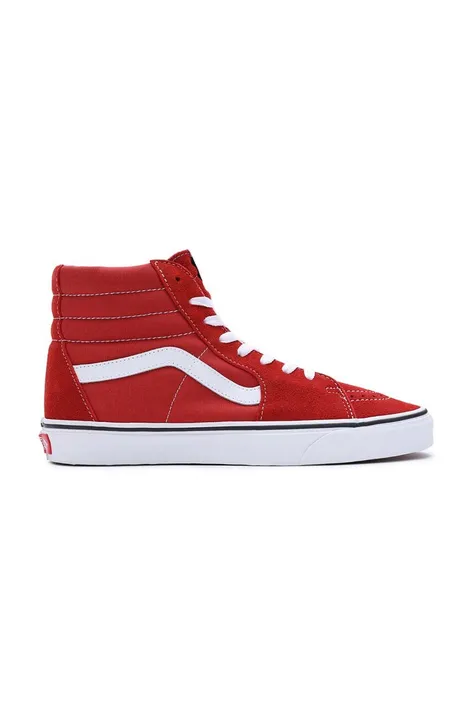 Πάνινα παπούτσια Vans SK8-Hi χρώμα: κόκκινο, VN0007NS49X1