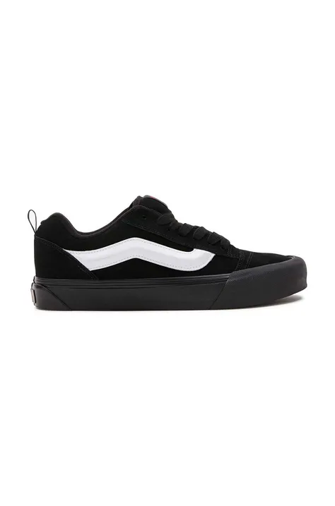 Σουέτ sneakers Vans Knu Skool χρώμα: μαύρο, VN0009QCBMA1