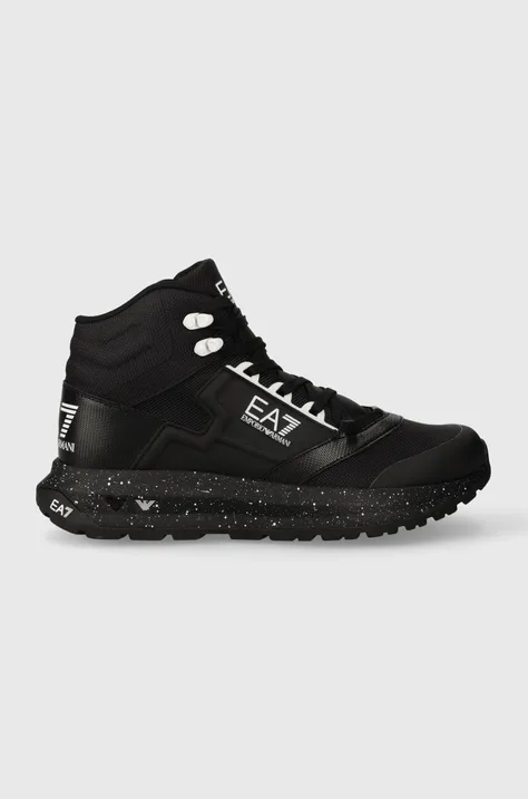 Παπούτσια EA7 Emporio Armani χρώμα: μαύρο, X8Z036 XK293 S871 F3X8Z036 XK293 S871