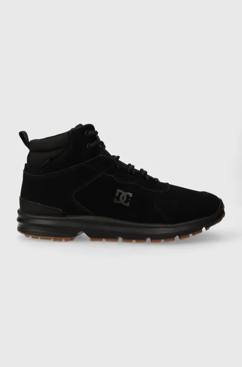 Замшеві черевики DC чоловічі колір чорний