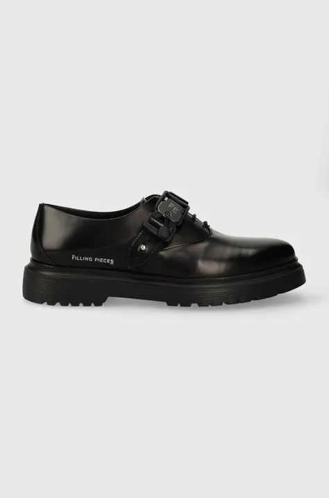 Δερμάτινα κλειστά παπούτσια Filling Pieces FP Waspy Dress Up χρώμα: μαύρο, 47917551861