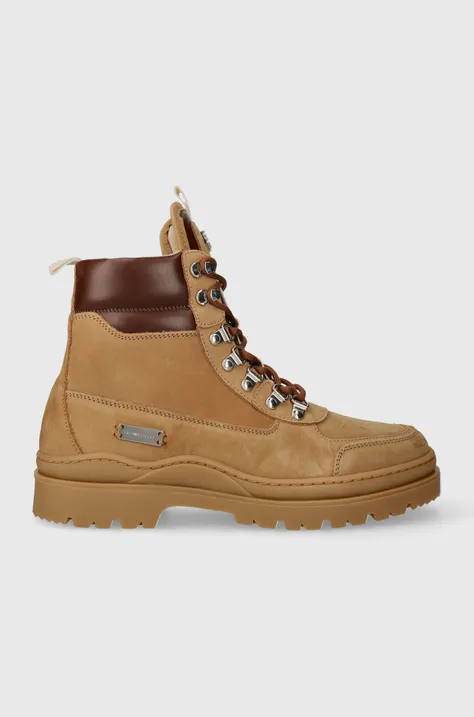 Замшеві кросівки Filling Pieces Mountain Boot Quartz чоловічі колір коричневий 63333369985