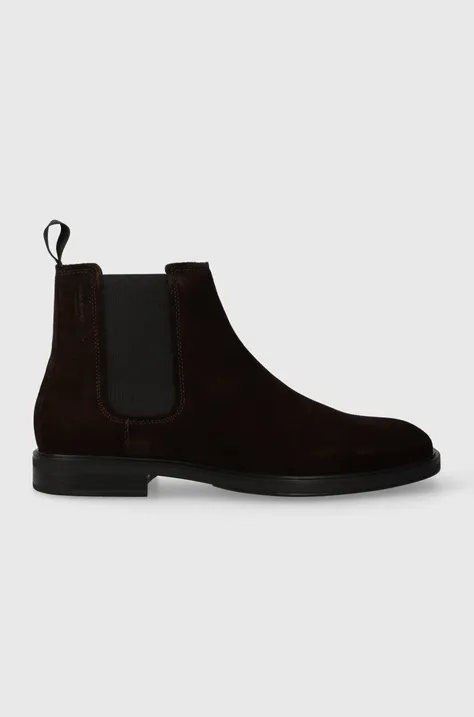 Замшеві черевики Vagabond Shoemakers ANDREW чоловічі колір коричневий 5668.340.31
