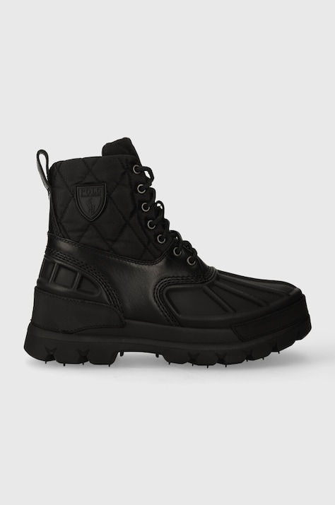 Polo Ralph Lauren pantofi Oslo Hgh III barbati, culoarea negru, 812913555001
