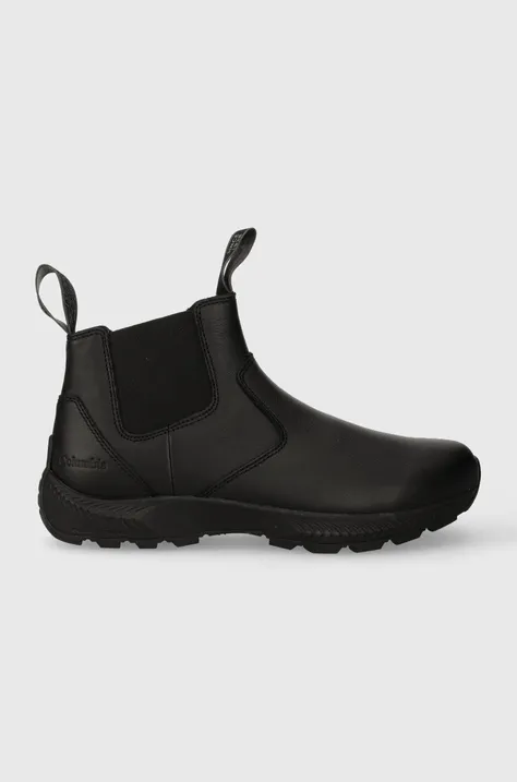 Δερμάτινες μπότες τσέλσι Columbia χρώμα: μαύρο