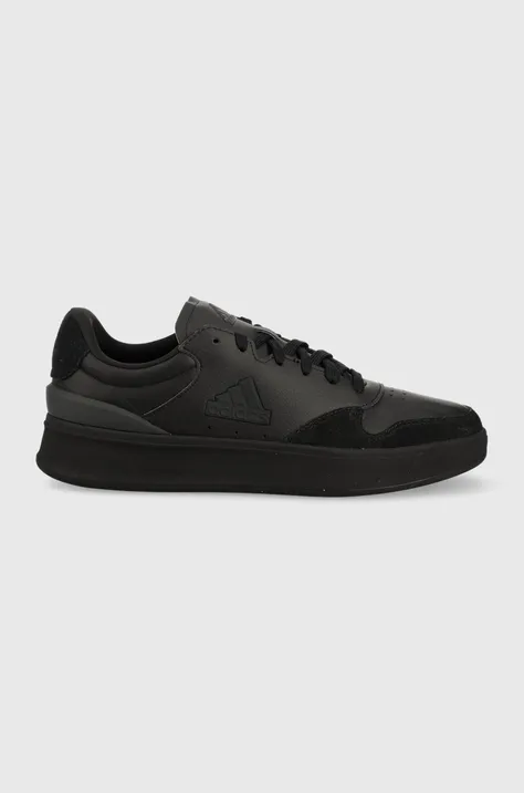 Δερμάτινα αθλητικά παπούτσια adidas KANTANA χρώμα: μαύρο