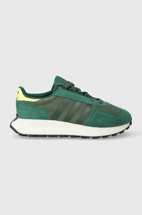 adidas Originals sneakersy zamszowe RETROPY kolor zielony