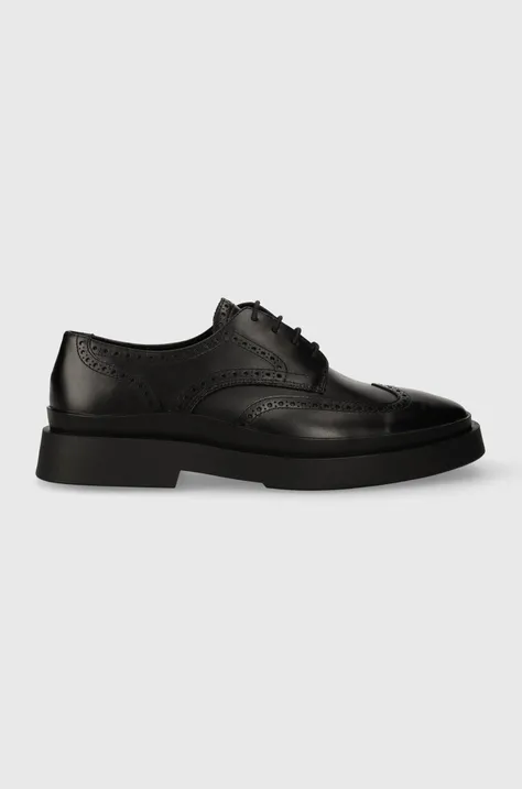 Кожаные туфли Vagabond Shoemakers MIKE мужские цвет чёрный 5663.001.20