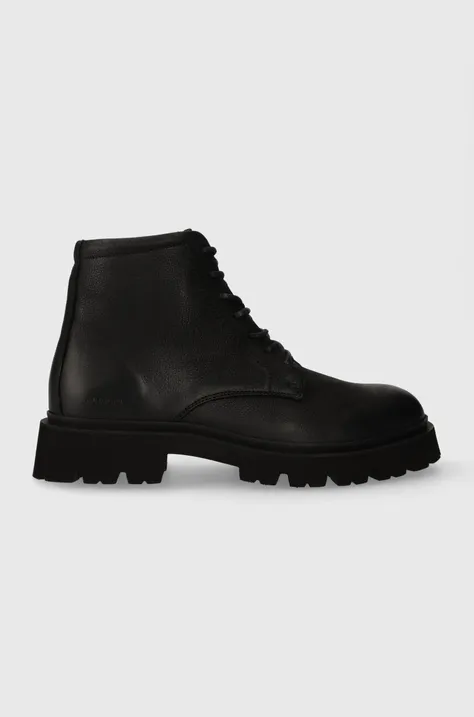 Шкіряні черевики Copenhagen чоловічі колір чорний CPH188M grainy vitello