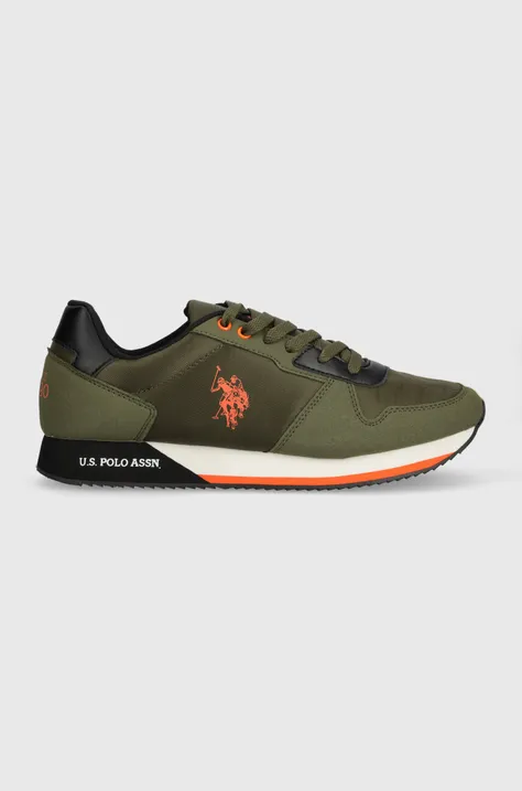 U.S. Polo Assn. sneakersy NOBIL kolor zielony NOBIL011M/CNH1