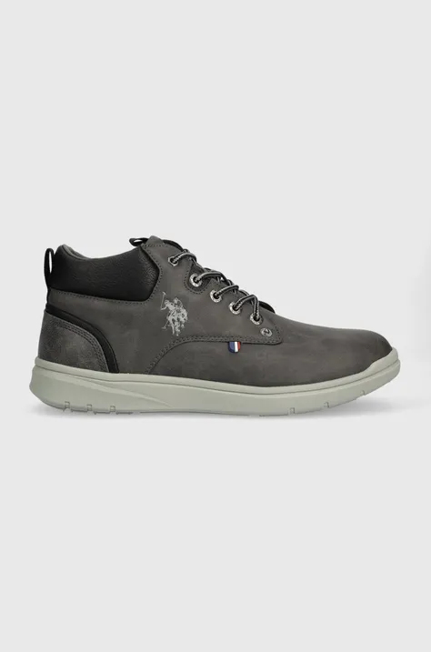 Sneakers boty U.S. Polo Assn. YGOR šedá barva, YGOR004M/CUY2