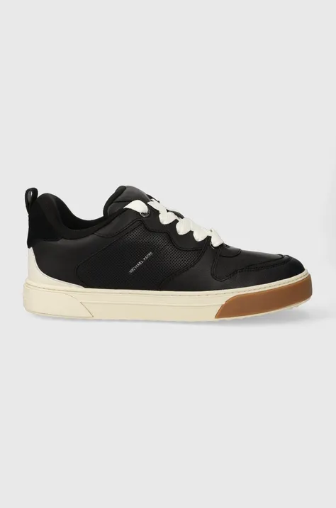 Δερμάτινα αθλητικά παπούτσια Michael Kors Barett χρώμα: μαύρο, 42F3BRFS2L F342F3BRFS2L