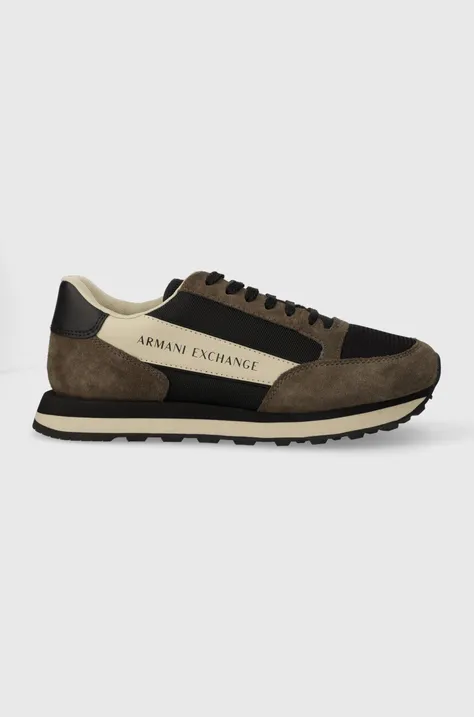 Armani Exchange sneakersy kolor brązowy XUX083.XV263.T080
