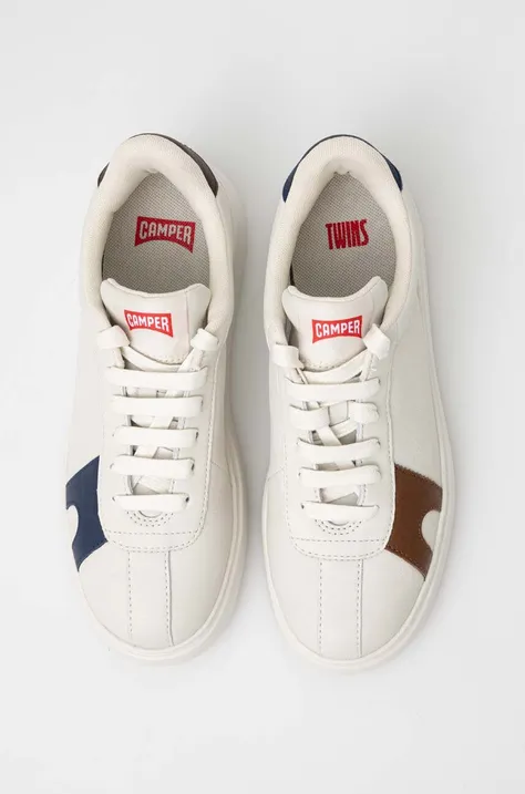 Δερμάτινα αθλητικά παπούτσια Camper TWS χρώμα: άσπρο, K100743.030