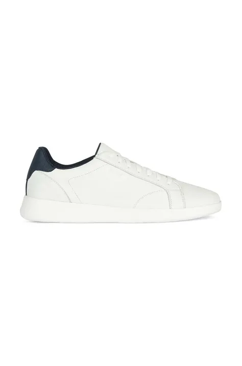 Kožené sneakers boty Geox U KENNET A bílá barva, U256FA 00047 C1000