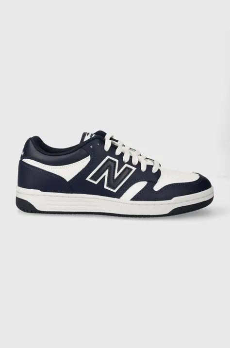New Balance sneakers in pelle BB480LHJ colore blu navy