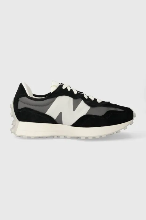 Sneakers boty New Balance U327WEM černá barva