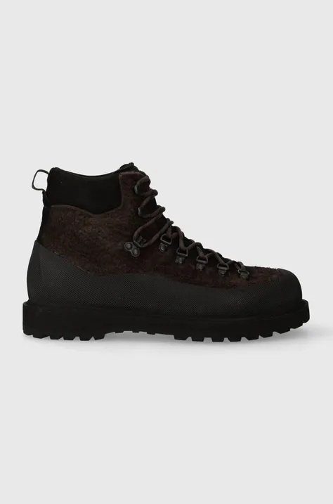 Diemme leather hiking boots Roccia Vet Sport men's brown color DI23FWRVM.F01S007DKB