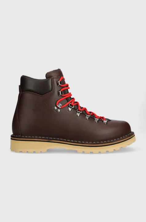 Diemme leather shoes Roccia Vet men's brown color DI23FWRVM.I01L007BRW